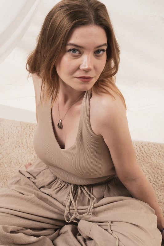 Rhodonite (Rodanit) Doğal Taş Kolye