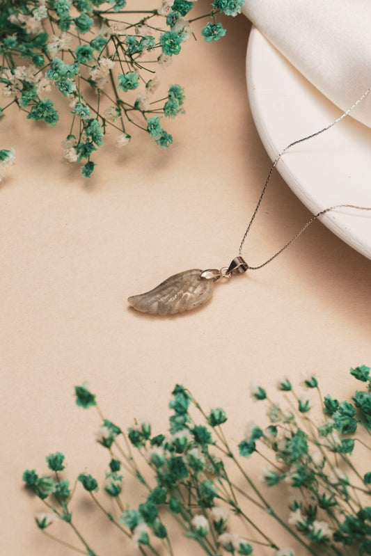 Labradorit Doğal Taş Kolye